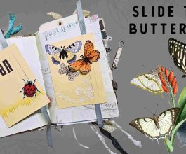 butterfly slider junk journal ideas