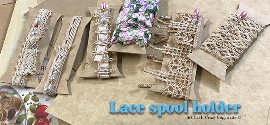 lace spool holder template