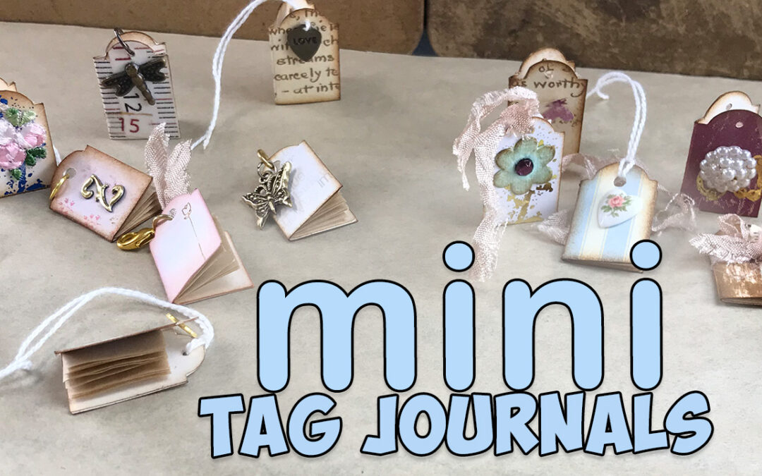 mini tag journal charms